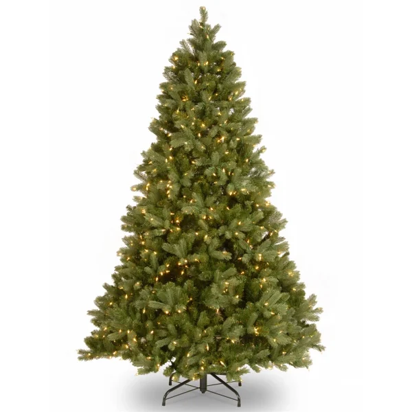 Tree Company 7.5-ft Douglas Fir Pre-lit Artificial Christmas Tree with Multicolor LED Lights