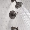 Archdale Venetian Bronze 1-handle Multi-function Round Bathtub and Shower Faucet Valve Included - Image 11