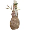 48-in Snowman Free Standing Decoration with White LED Lights - Image 3