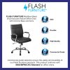 Jayen Mid-Back Vinyl Executive Swivel Office Chair with Chrome Base and Arms - Image 10