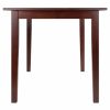 Wood Perrone Drop Leaf Dining Table, Walnut Finish - Image 7